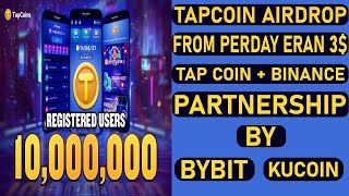 Tap Coin Listing Date  TapCoin Airdrop Withdrawal Process  TapCoins Airdrop Price  Tap New Update [upl. by Nilok468]