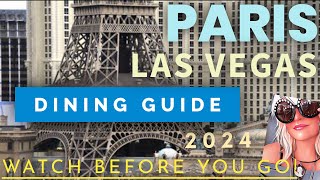 Paris Las Vegas Food Restaurant Tour guide 2024 [upl. by Notnroht]