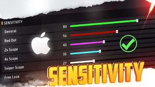 BEST  IPHONE📱 SENSITIVITY  IN FREE FIRE  PERFECT HEADSHOT SENSITIVITY [upl. by Bianchi663]