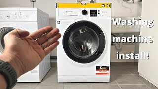 How to Install a Bauknecht Washing Machine also Siemens and Bosch [upl. by Bamford]