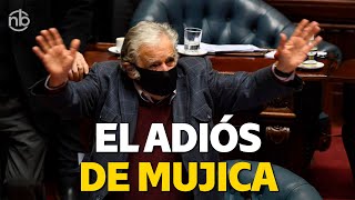 EL EMOTIVO DISCURSO DE DESPEDIDA DE LA POLÍTICA DEL GRAN “PEPE” MUJICA [upl. by Earissed]