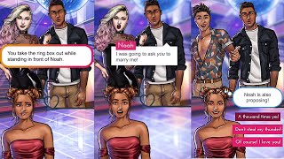 PROPOSING TO NOAH 💍  LOVE ISLAND WEDDING  LOVE ISLAND THE GAME [upl. by Eniroc]