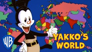 Animaniacs SINGALONG 🎤  Yakko’s World  WB Kids [upl. by Adorne]