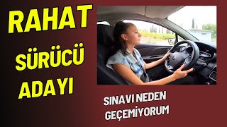 RAHATLIKTAN EHLİYET ALAMAYAN SÜRÜCÜ ADAYI  3 SINAV [upl. by Ayaros]