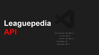 EN Leaguepedia API [upl. by Benildas]