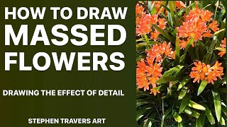 How to Draw Massed Flowers [upl. by Allister]