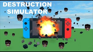 Destruction Simulator  Roblox Gameplay [upl. by Annaej]