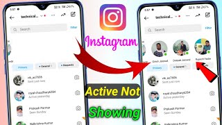 How to fix messenger not showing active friends  Instagram online active friends not showing [upl. by Adnuahsor]