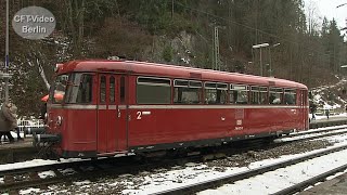 Tunnelfahrten auf der Schwarzwaldbahn mit Schienenbus [upl. by Allred]