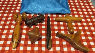 New Wooden Trigger Point and Massage Tools from Thailand [upl. by Christianson]