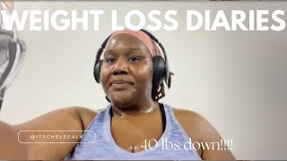 Weight Loss Diaries 40 lbs down [upl. by Nihcas707]