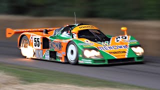 Mazda 787B SCREAMING Engine Sound  9000rpm R26B 4Rotor  Launches Revs Accelerations  FoS 2023 [upl. by Bev439]