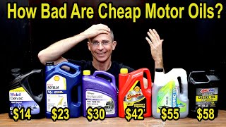 How Bad Are Cheap quotDieselquot Motor Oils 14 vs 58 [upl. by Yrome]