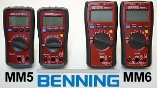 BENNING  Seie MM5  MM6 digitale Multimeter  Digitalmultimeter  True RMS  TRMS [upl. by Decato259]