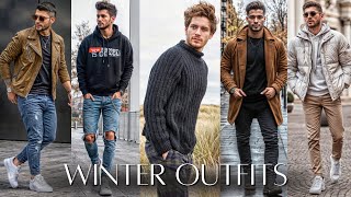 Winter Outfit Ideas For Men 2024  Winter Fashion For Men  Fall Outfit Ideas For Men [upl. by Niak476]