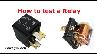 How to test a Relay [upl. by Raynata]