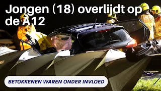 Jongeman 18 overleden bij ongeval A12 [upl. by Rufford]