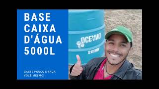 Como fazer base Caixa Dágua 5000L para irrigação por gravidade [upl. by Ferrand]