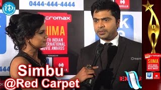 Simbu at SIIMA 2014 Awards Red Carpet Malaysia [upl. by Dremann]