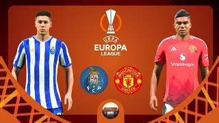 Porto X Manchester United  UEFA Europa League  4K  PS5™ [upl. by Asi]