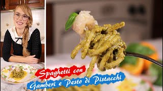 Spaghetti gamberi e pesto di pistacchi [upl. by Redmund]