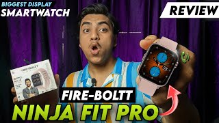 Fire Boltt Ninja Fit Pro Smartwatch Review  Best Smartwatch Under 2000 [upl. by Aneelehs]