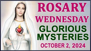 The Rosary Today I Wednesday I October 2 2024 I The Holy Rosary I Glorious Mysteries [upl. by Trebbor]