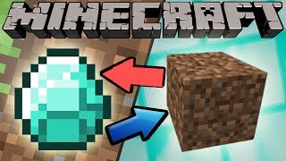 If Diamonds and Dirt Switched Places  Minecraft [upl. by Kartis]