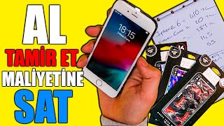 Sanal Bit Pazarından 410 TL ye Alınan iPhone 6 Ekran Değişimi Nasıl Yapılır  Al Tamir Yap Sat [upl. by Flosi]