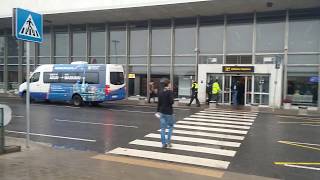 Riga Airport Parking and smoking area [upl. by Jamison]