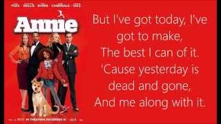 Who Am I Lyrics Annie 2014 [upl. by Glenna]