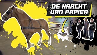 64 MET PAARDENKRACHT PAPIER UIT ELKAAR TREKKEN  CHECKPOINT CLASSIC [upl. by Anitnahs]