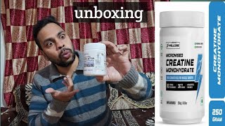 Wellcore creatine monohydrate unboxing [upl. by Ianthe]