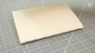 DIY Kettle Stitch Bookbinding Tutorial Sea Lemon [upl. by Aenehs]