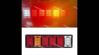 Led tail light truck stop lamps led lighting rear light 24volt [upl. by Iorgos]