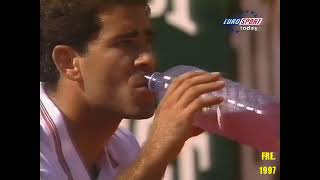 Magnus Norman v Pete Sampras French Open 1997 [upl. by Nalo]