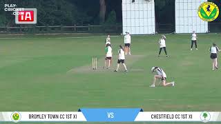 Bromley Town CC 1st XI v Chestfield CC 1st XI [upl. by Yedoc]