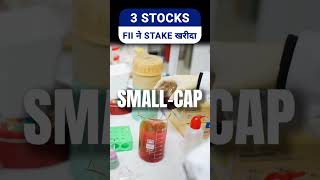 FII is buying these 3 smallcap stocks  Share market basics for beginners  Stocks for beginners [upl. by Aivun]