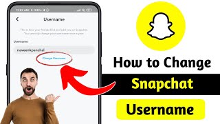 how to change snapchat username  snapchat username change kaise kare 2024 [upl. by Greggory]