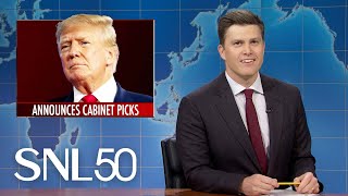 Weekend Update Trump’s Shocking Cabinet Picks Elon Musk Spending Every Day with Trump  SNL [upl. by Notgnirrac]