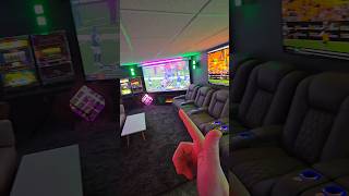 My CRAZY Basement GAME ROOM 🤑🎮 gamingsetup housetour viral PS5 [upl. by Arekahs837]