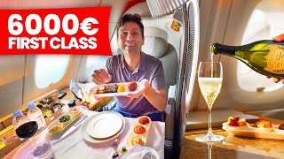 La mia prima volta in PRIMA CLASSE  First Class Emirates Dubai Milano [upl. by Eiboh]