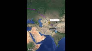 Flight radar24 air India flight AI161 heading to Heathrow airport with brand New A350 [upl. by Nnaeed385]