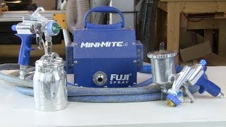 Fuji Mini Mite HVLP Paint Sprayer Review Pt 2 [upl. by Staley]