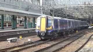 ScotRail Class 380 380109 leaves Glasgow Central 31514 [upl. by Zenda467]