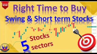 Right Time to Buy Swing amp Short term Stocks  5 Stocks 5 sectors  Savings in Tamil [upl. by Humberto628]