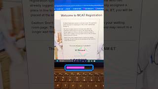 FORGOT to Register for MCAT Exam 😱 premed mcatprep [upl. by Nothgierc561]