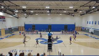 9 8 23 Rockvale Middle School volleyball Varsity vs Community Middle School [upl. by Haorbed]