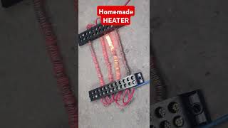 Heater s1phacker heater homemade diy experiment shorts electrical heaters 220v wire [upl. by Aitnwahs]