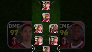 Building Full AC Milan 2425 NOV Pack Squad efootball [upl. by Helm]